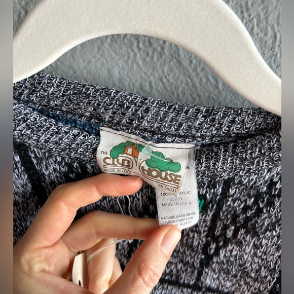 Vintage The Club House, Boys Sweater, 3T, Acrylic - Picture 6 of 7